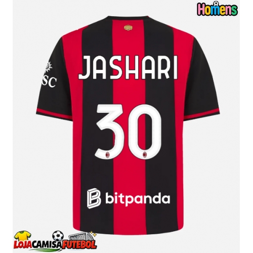 Camisa de Futebol AC Milan Ardon Jashari #30 Equipamento Principal 2026-27 Manga Curta